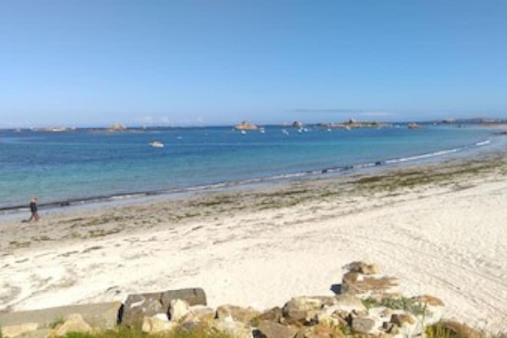 Chalet Familial En Bois A 150 M De La Mer Santec Dış mekan fotoğraf